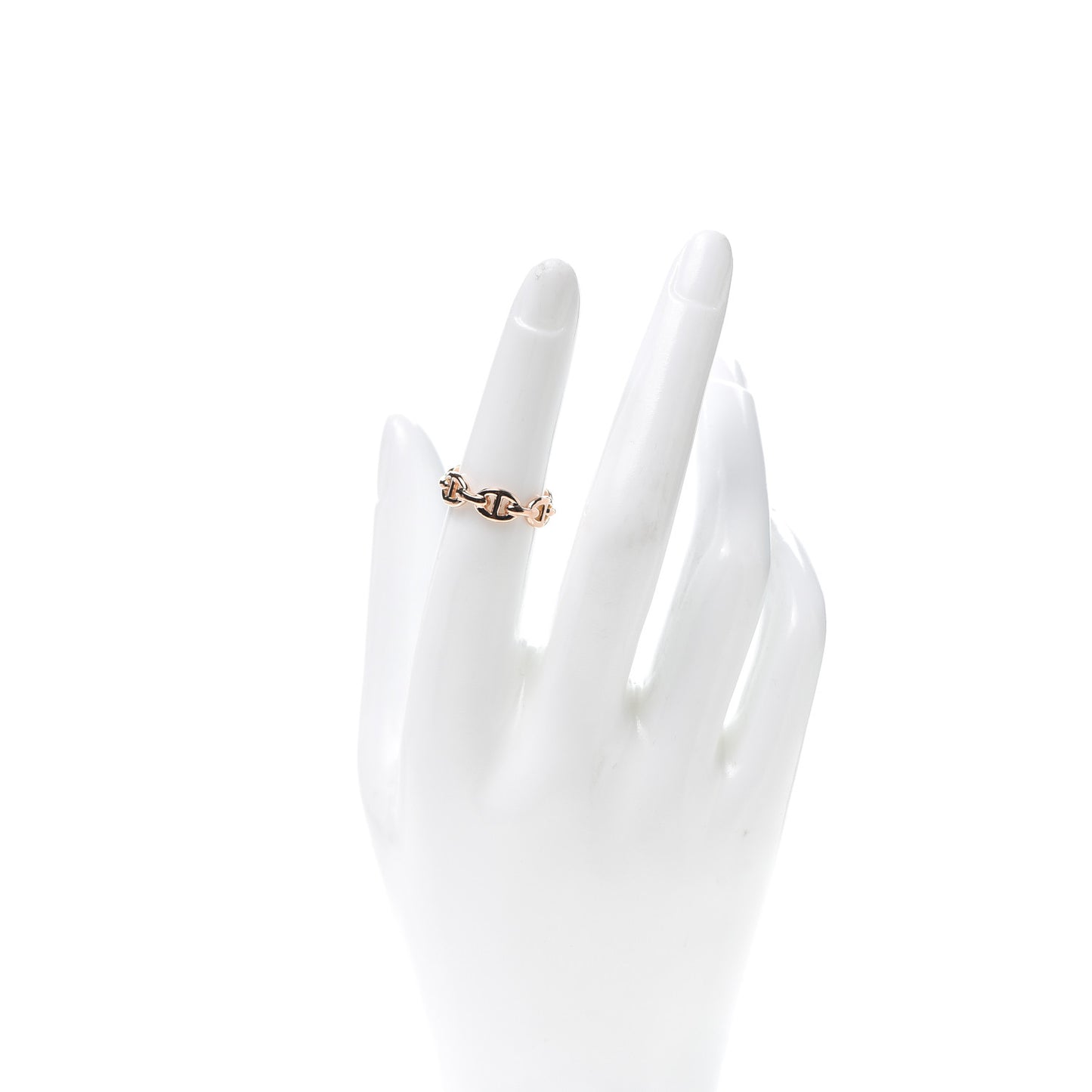 18K Rose Gold PM Chaine D'Ancre Enchainee Ring 51 5.75