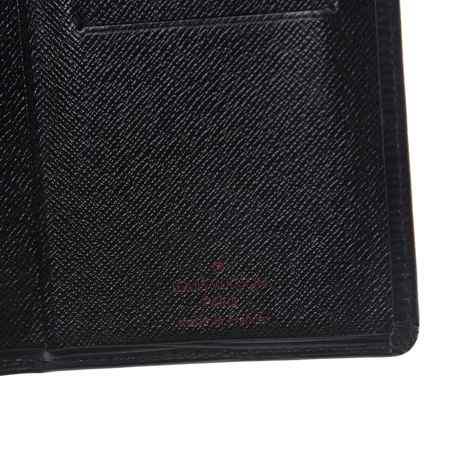 Louis Vuitton Epi Brazza Wallet Black 5 of 5