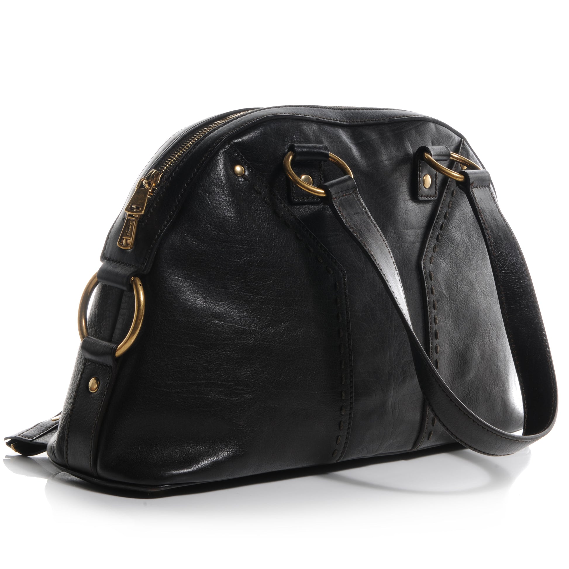 Saint Laurent Leather Medium Muse Brown 3 of 10