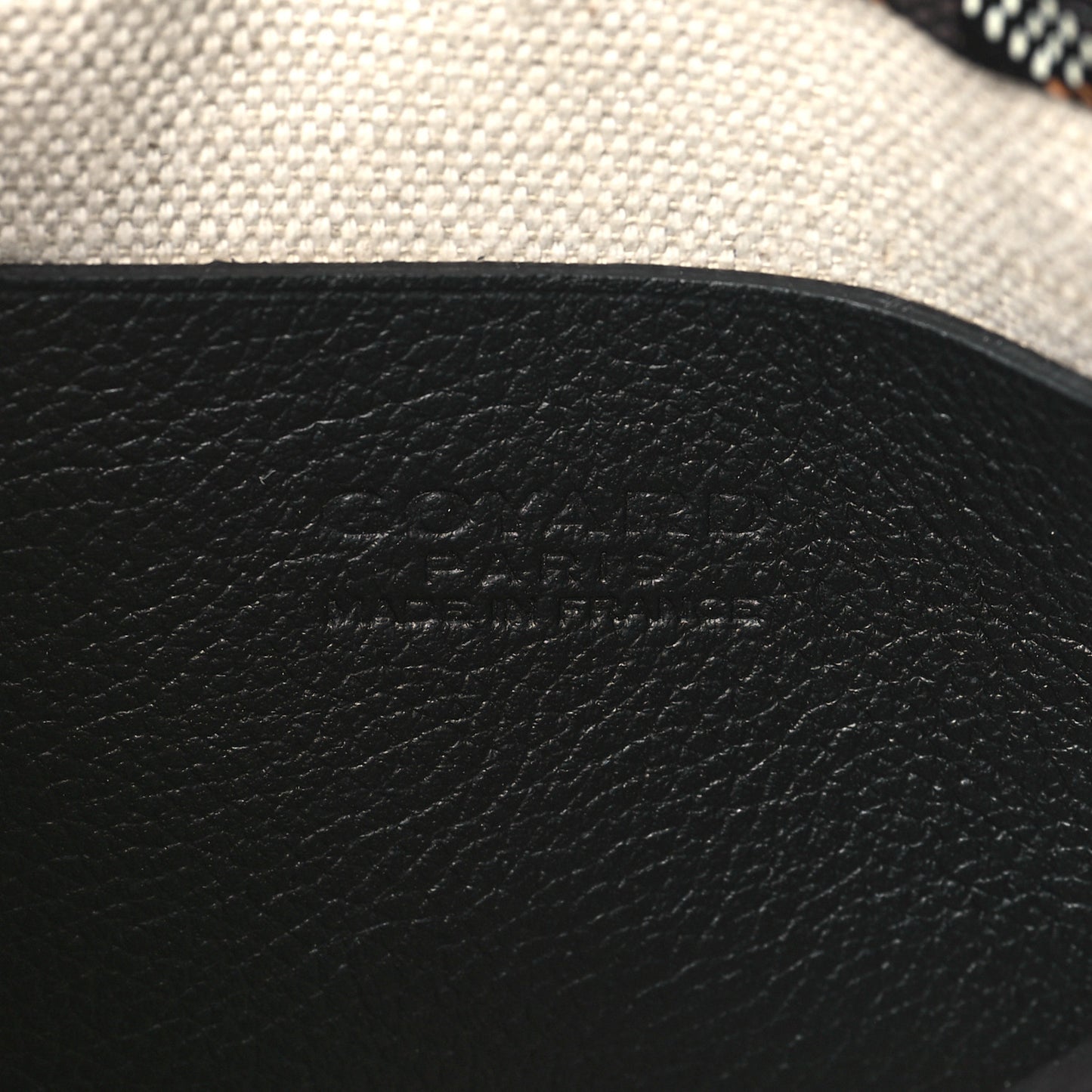 Goyardine Plumet Wallet Clutch Black
