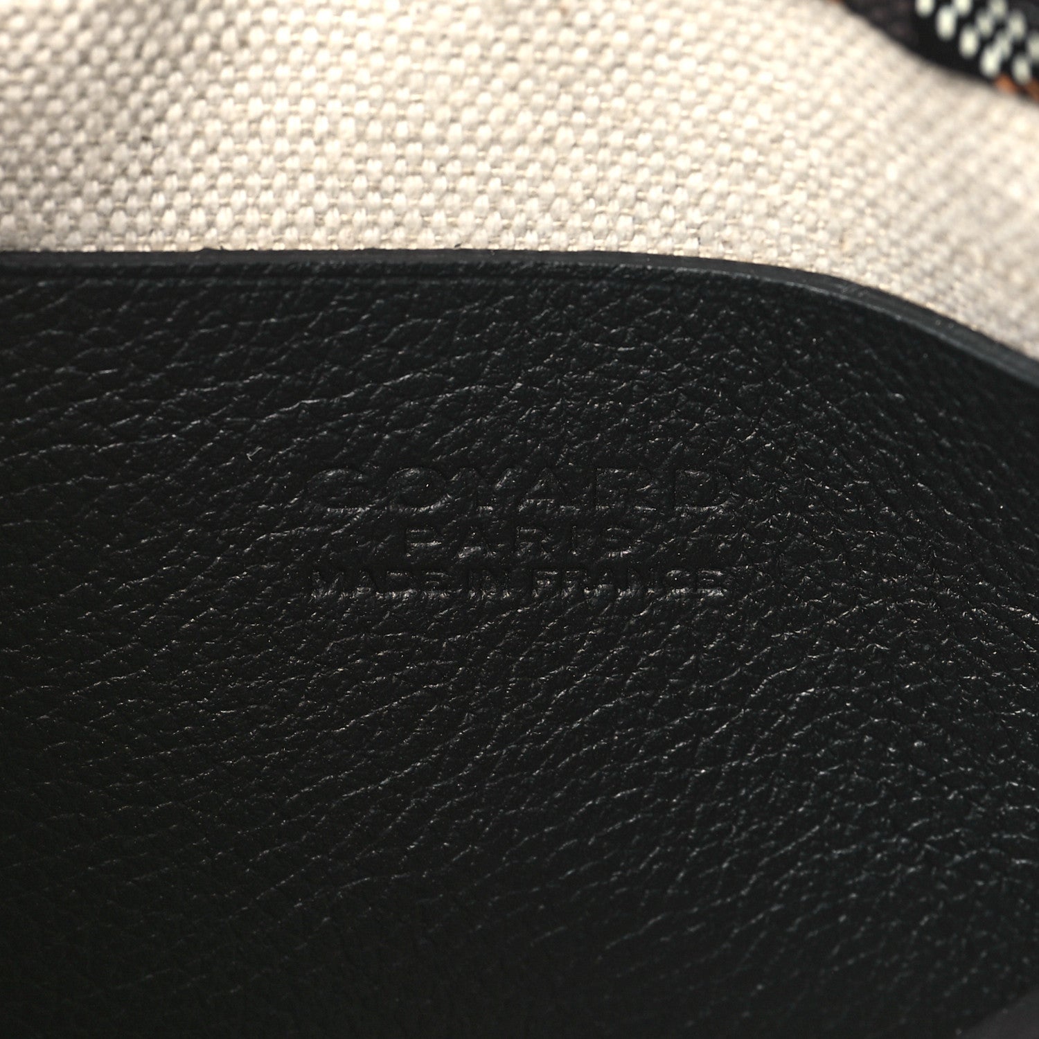 Goyard Goyardine Plumet Wallet Clutch Black 6 of 9