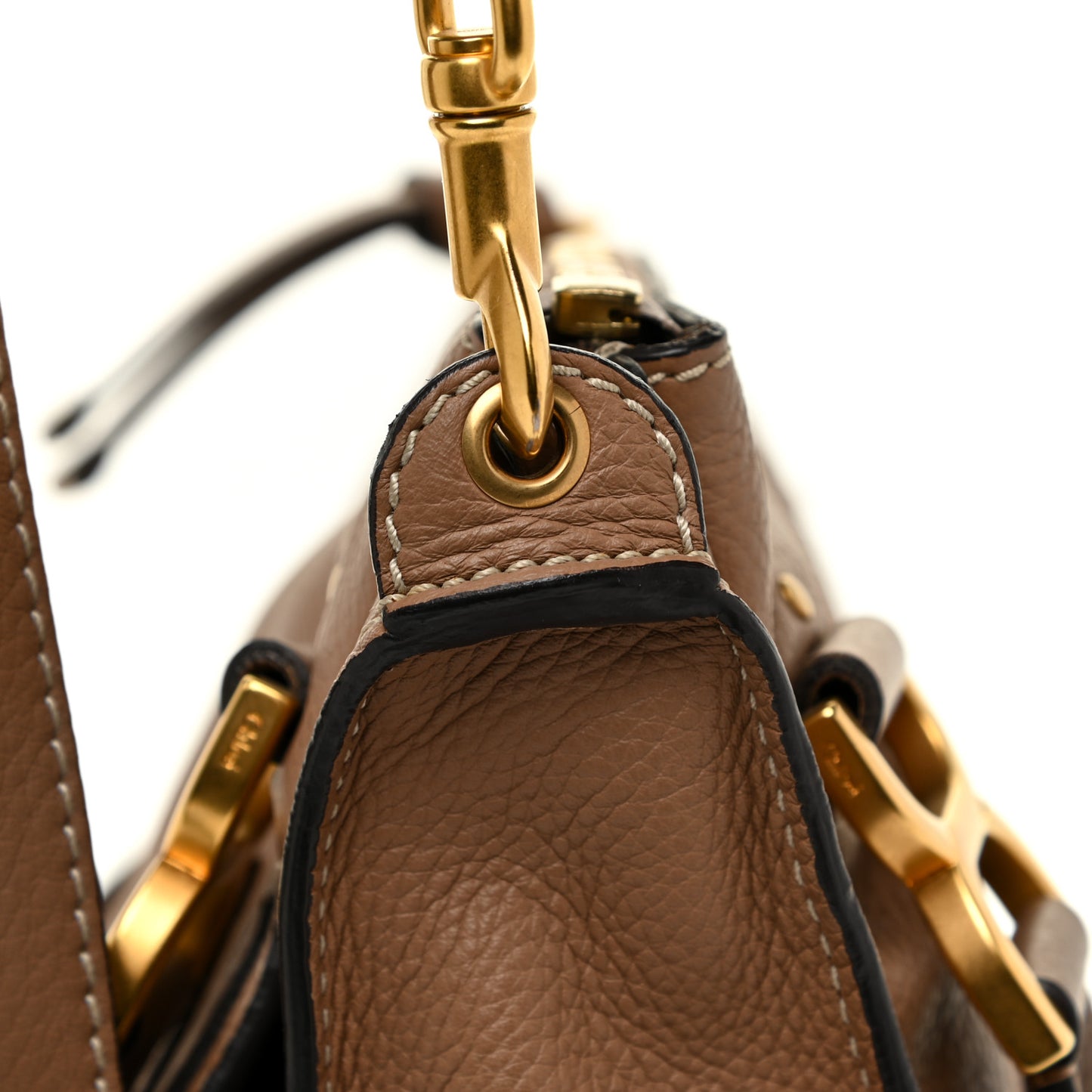 Calfskin Medium Marcie Satchel Nut