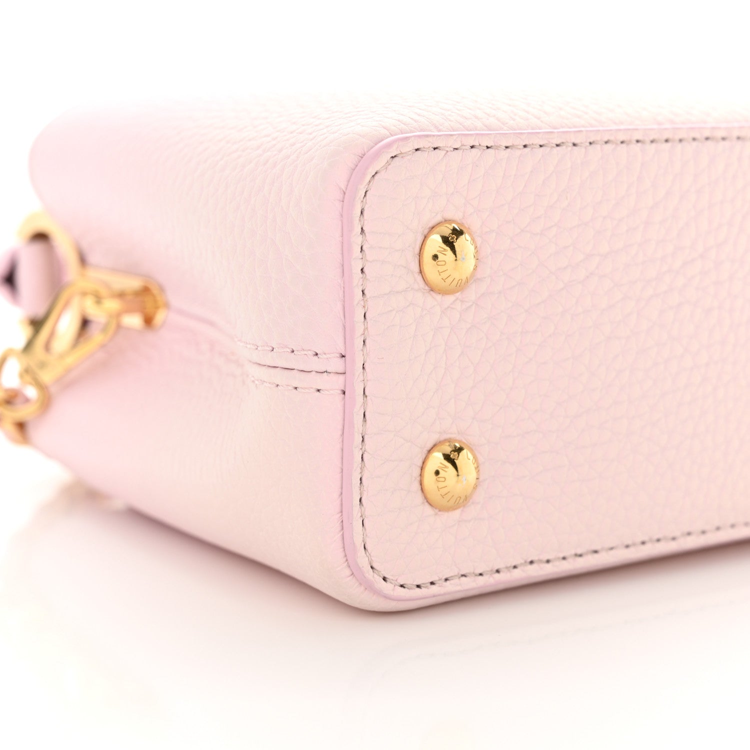 Louis Vuitton Taurillon LV Ski Capucines Mini  Pearly Lilac 8 of 9