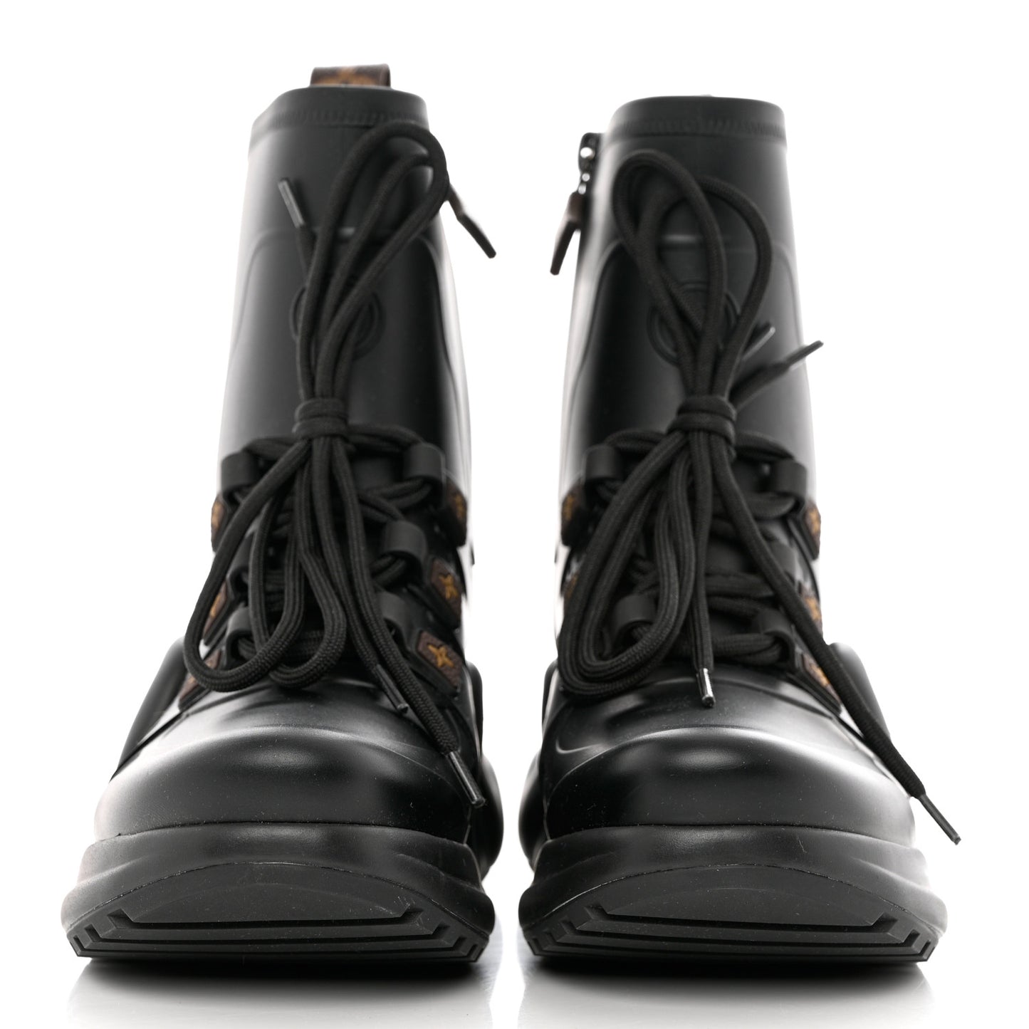 Mat Rubber Monogram LV Archlight Sneaker Boots 36 Black