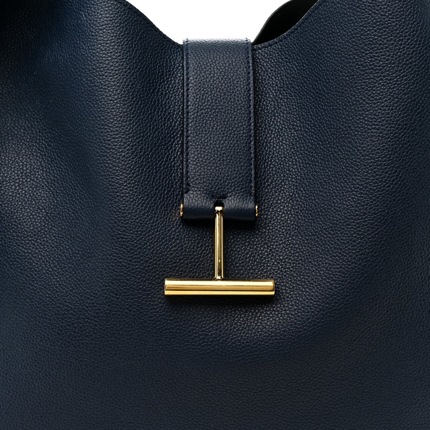 Grained Calfskin Large Tara Crossbody  Denim Blue