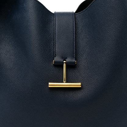 Tom Ford Grained Calfskin Large Tara Crossbody  Denim Blue 8 of 11