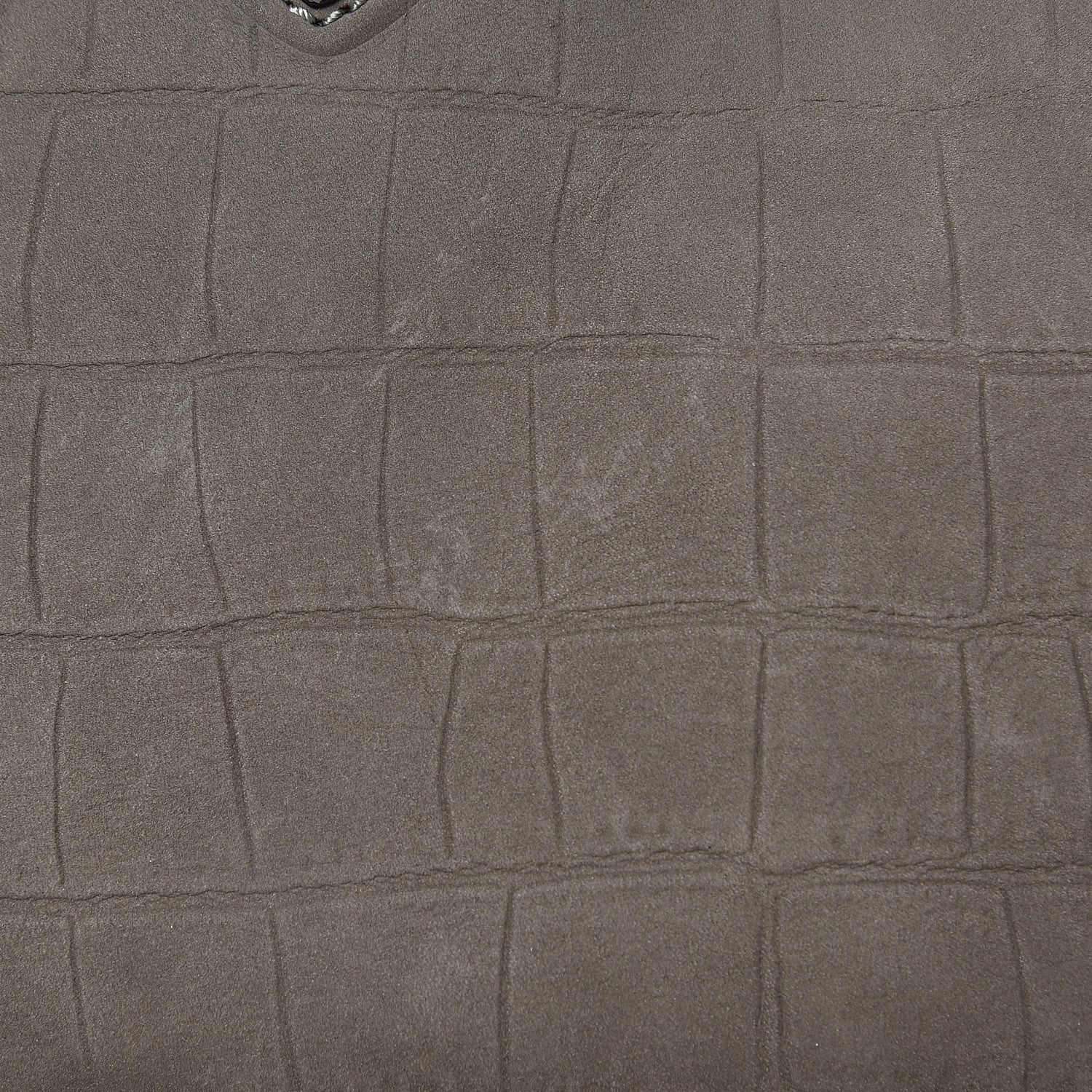Celine Crocodile Embossed Nubuck Medium Phantom Luggage Grey 12 of 13