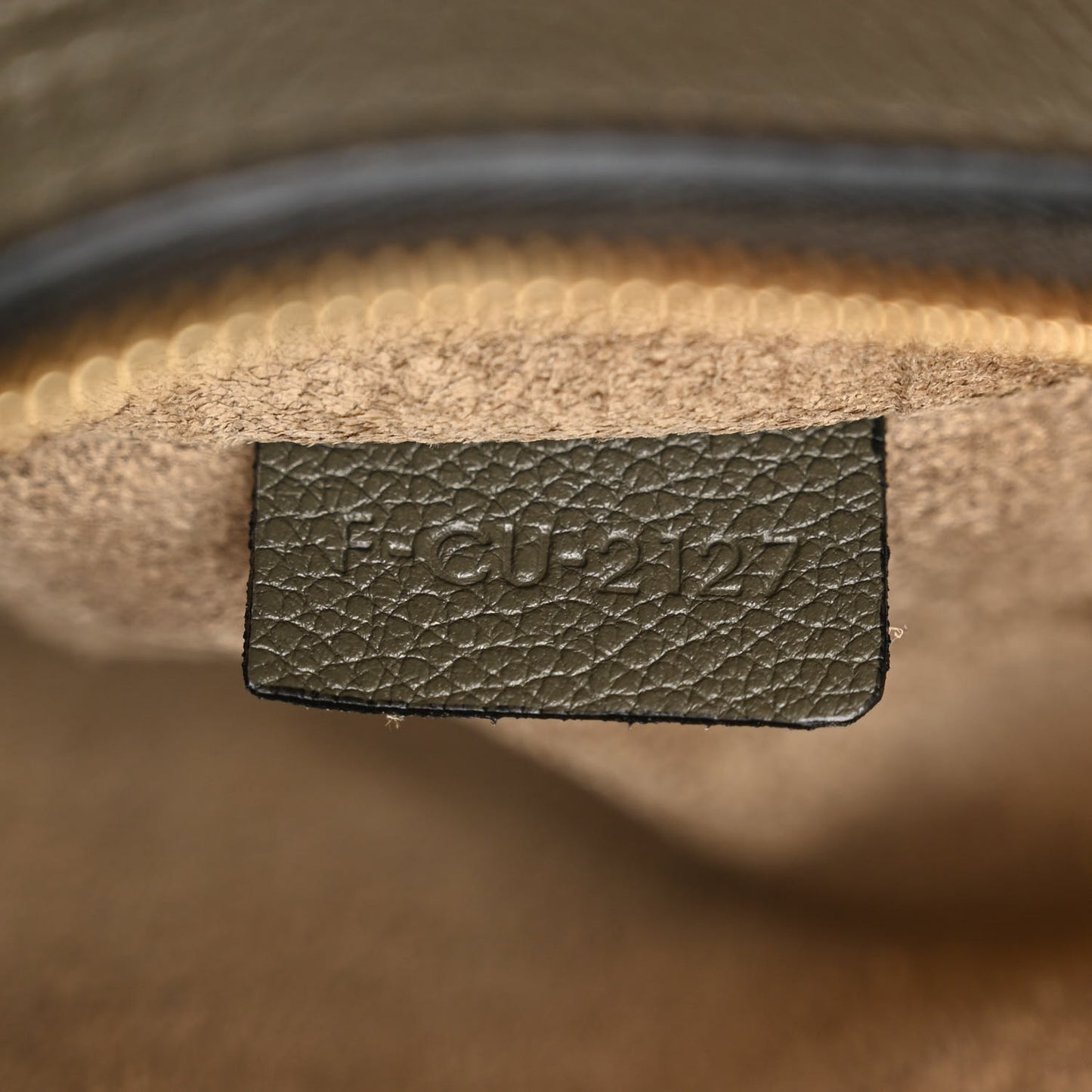 Soft Grained Calfskin Small Belt Cabas Phantom Taupe