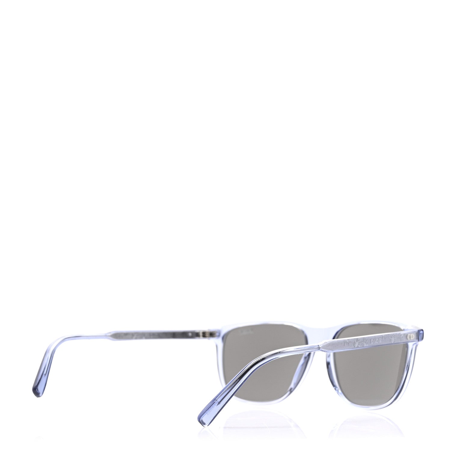 Christian Dior Acetate InDior S3I Rectangle Sunglasses Transparent Blue 4 of 6