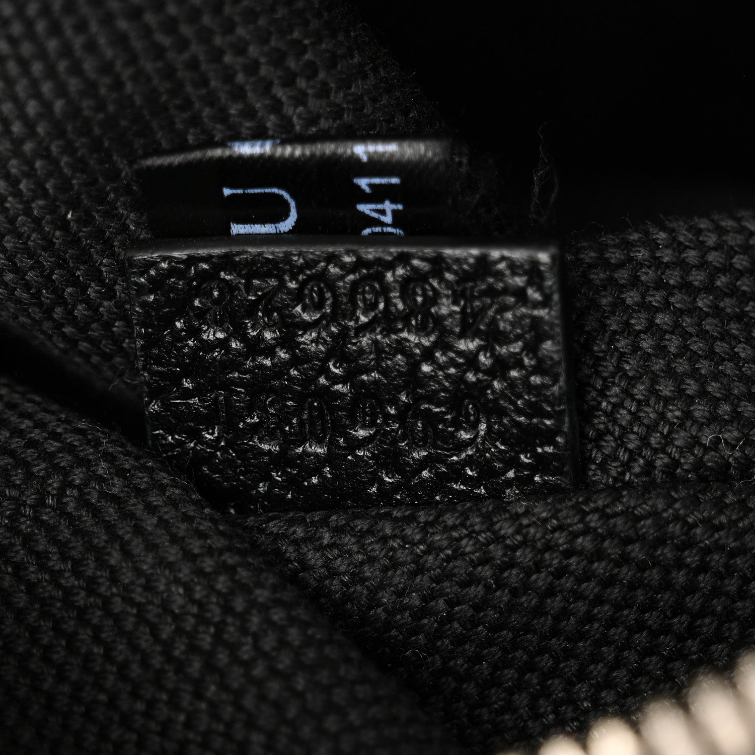 Gucci Monogram Jumbo GG Textured Dollar Calfskin Web Belt Bag Black 13 of 18