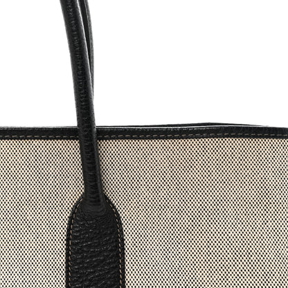 Hermes Buffle Skipper Toile Bolduc Twilly Garden Party 36 MM Tote Black 7 of 9