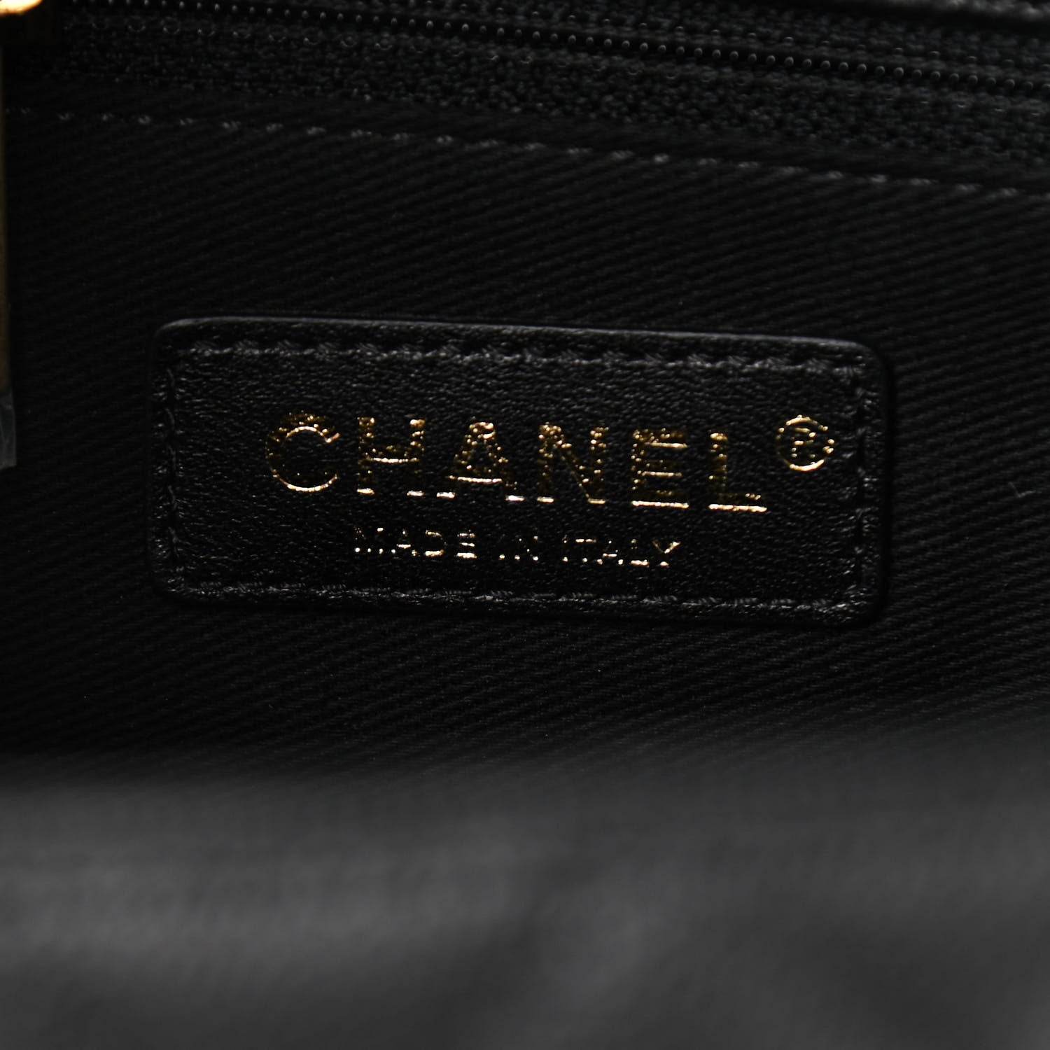 Chanel Caviar Lizard Embossed Quilted Small Coco Handle Flap Black 6 of 10