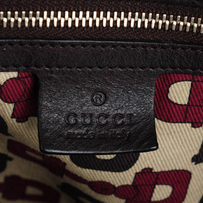 Gucci Calfskin Guccissima Trim Large Signoria Hobo Dark Brown 6 of 12