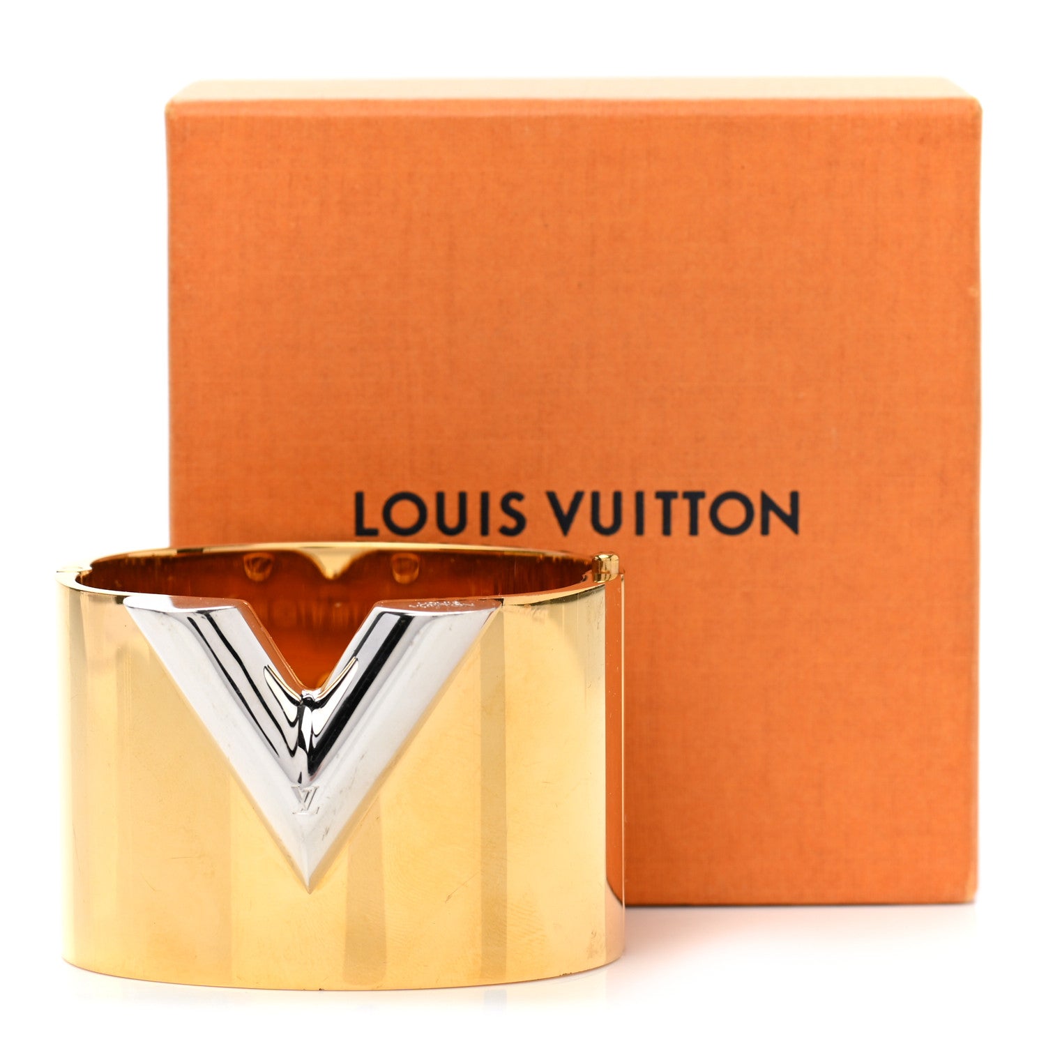 Louis Vuitton Essential V Cuff Gold 6 of 6