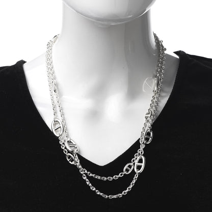 Hermes Sterling Silver Farandole Necklace 120 2 of 5