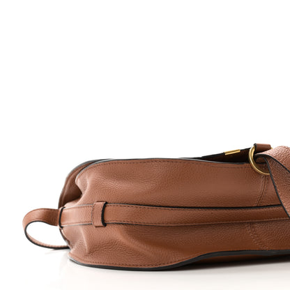 Chloe Calfskin Medium Marcie Round Crossbody Bag Tan 8 of 9