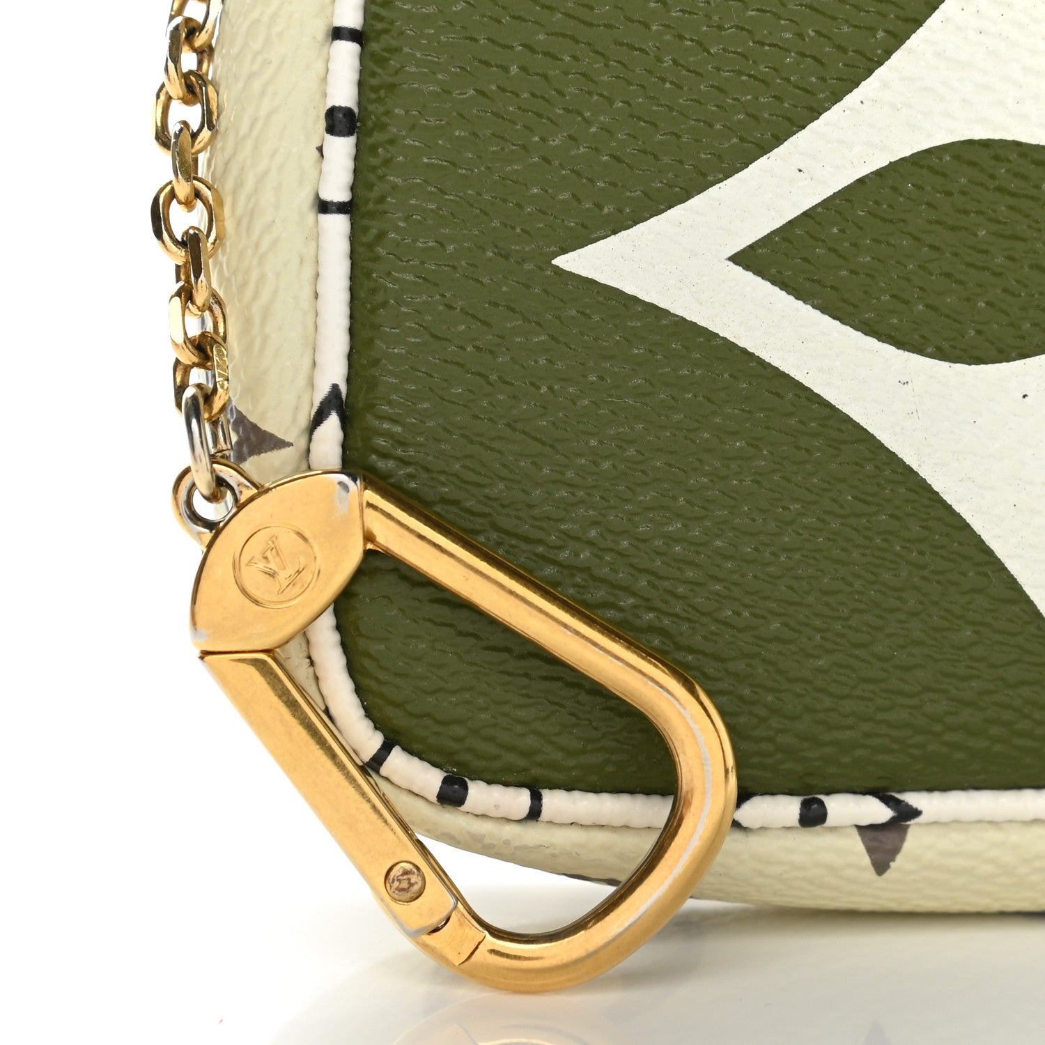 Louis Vuitton Monogram Giant Micro Pochette Accessories Kaki White 9 of 9