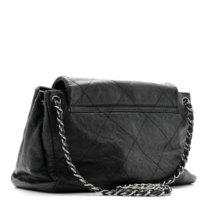 Chanel Calfskin Quilted Large Hamptons Flap Black 2 of 11