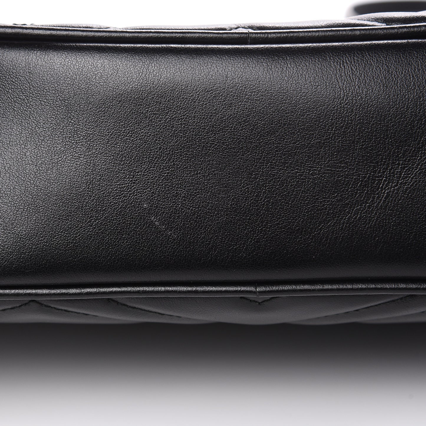 Calfskin Matelasse Small GG Marmont Chain Shoulder Bag Black