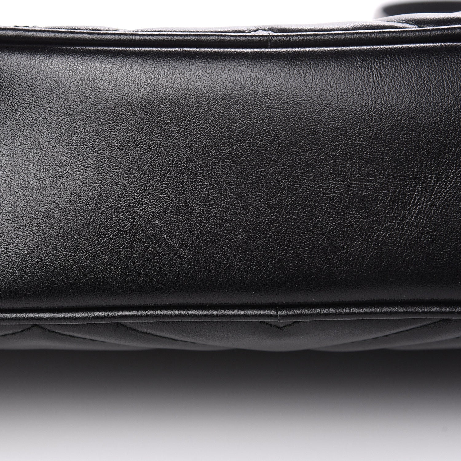 Gucci Calfskin Matelasse Small GG Marmont Chain Shoulder Bag Black 10 of 10