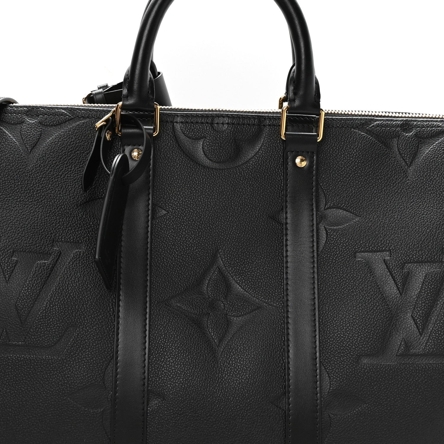 Louis Vuitton Empreinte Monogram Giant Keepall Bandouliere 45 Black 6 of 8