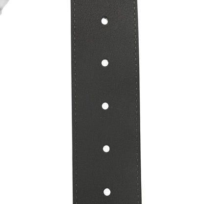 Louis Vuitton Calfskin 45mm LV Capucine Initiales Belt 85 34 Black Grey 5 of 5