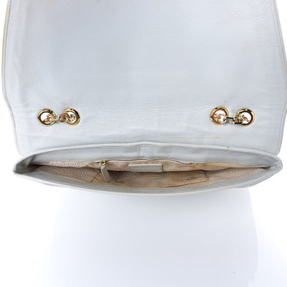 Lanvin Lambskin Sac Hurrah Flap White 5 of 11