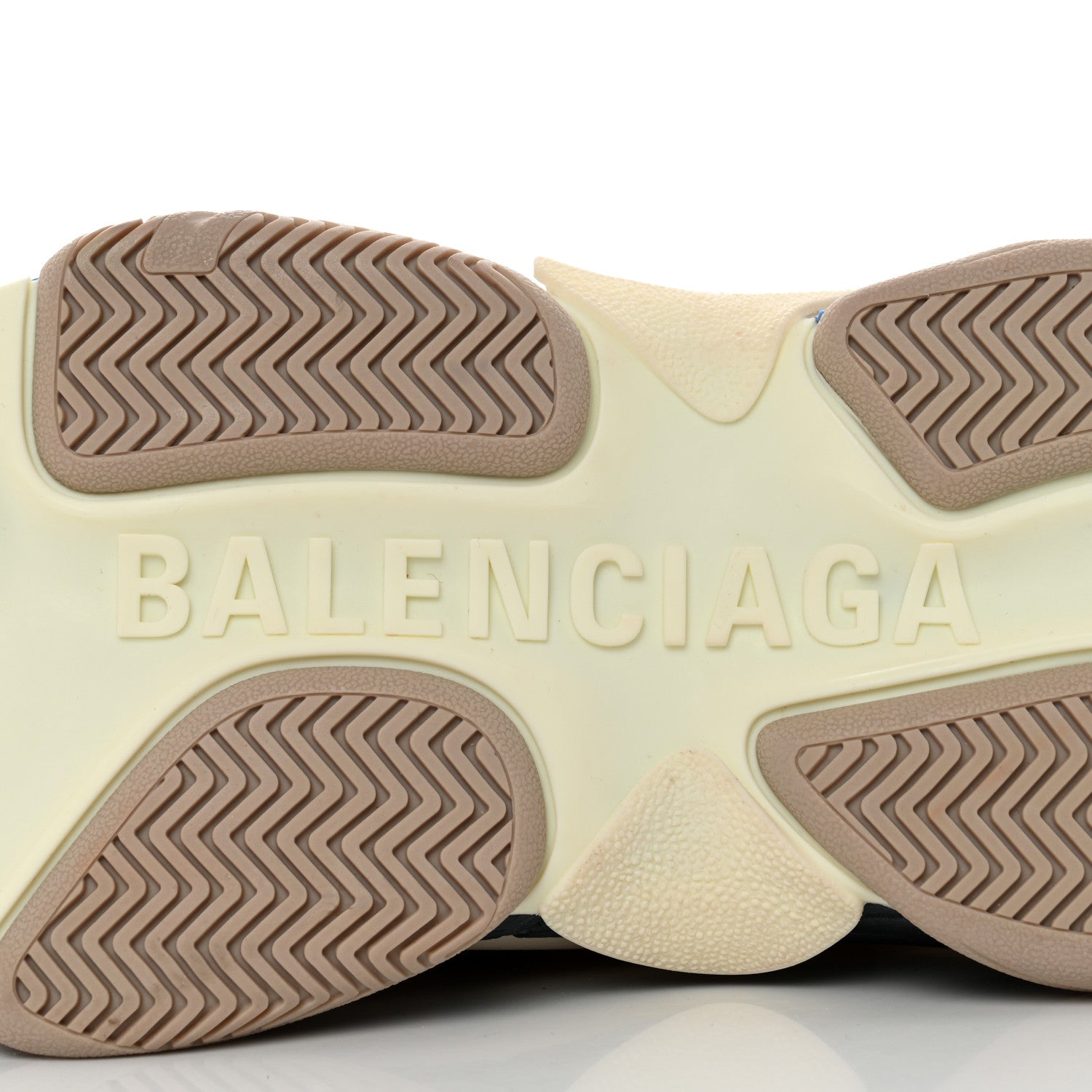 Balenciaga Mesh Nubuck Womens Triple S Sneakers 36 Orange Gris Black 8 of 8