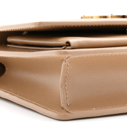 Saint Laurent Calfskin Monogram Sunset Chain Wallet Dark Toffee 9 of 11