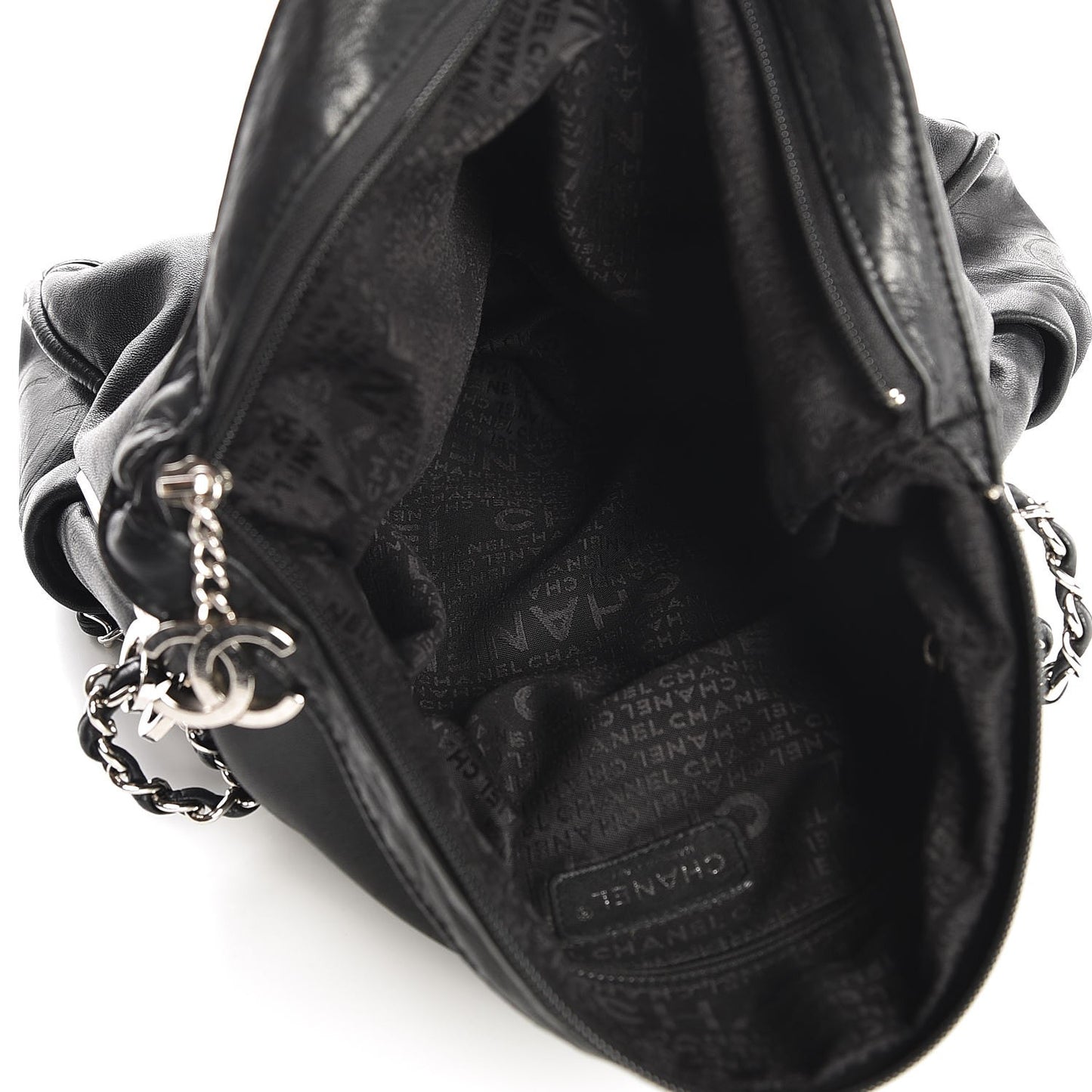 Lambskin Large Ultimate Soft Tote Black