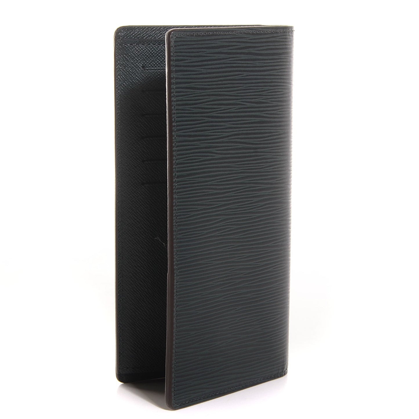 Epi Brazza Wallet Vert Anglais