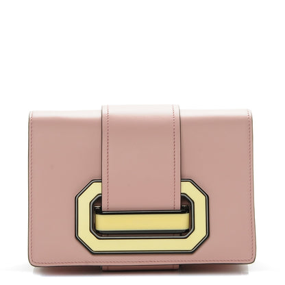 Prada City Calf Plex Ribbon Bag Pesco Giallo 1 of 6