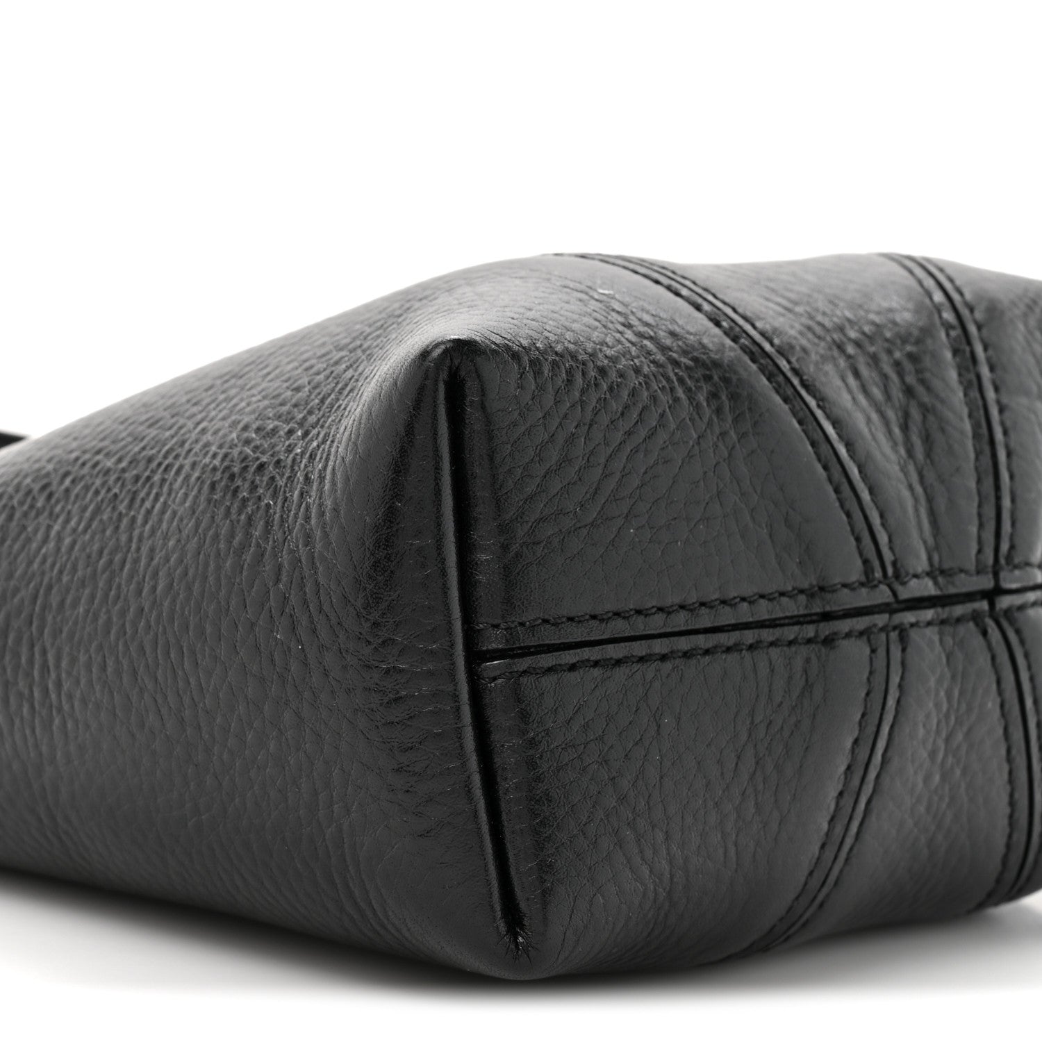Chloe Grained Calfskin Small Spin Tote Black 10 of 10