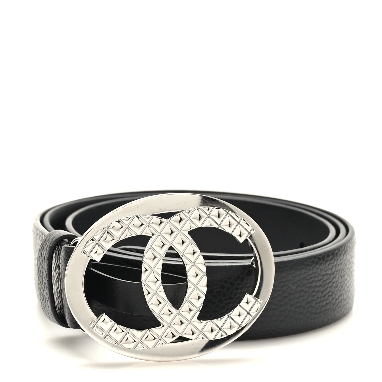 Caviar CC Logo Belt 85 34 Black