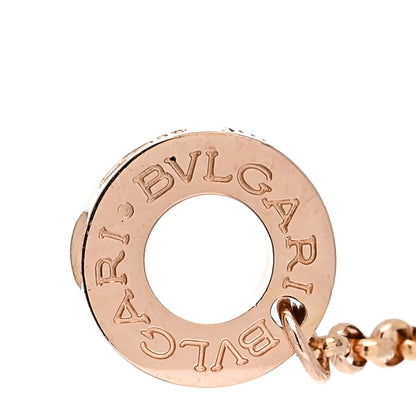 Bulgari 18K Rose Gold Mother of Pearl Bvlgari Bvlgari Engravable Bracelet ML 3 of 7