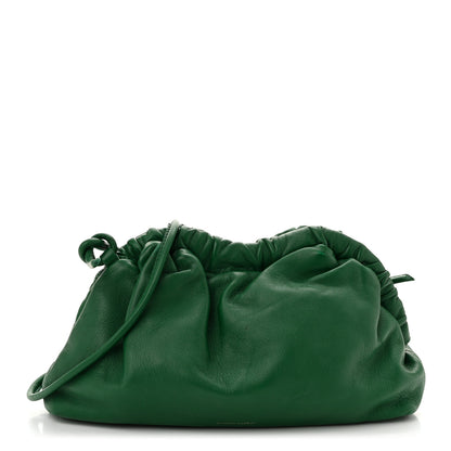 Mansur Gavriel Lambskin Mini Cloud Clutch Green 1 of 10