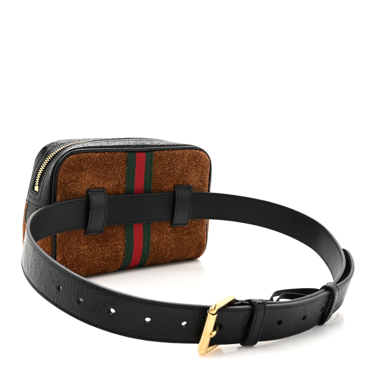 Suede Small Ophidia Belt Bag 85 34 Brown