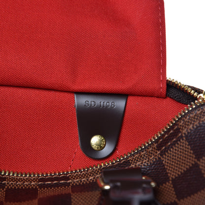 Louis Vuitton Damier Ebene Speedy Bandouliere 25 6 of 12