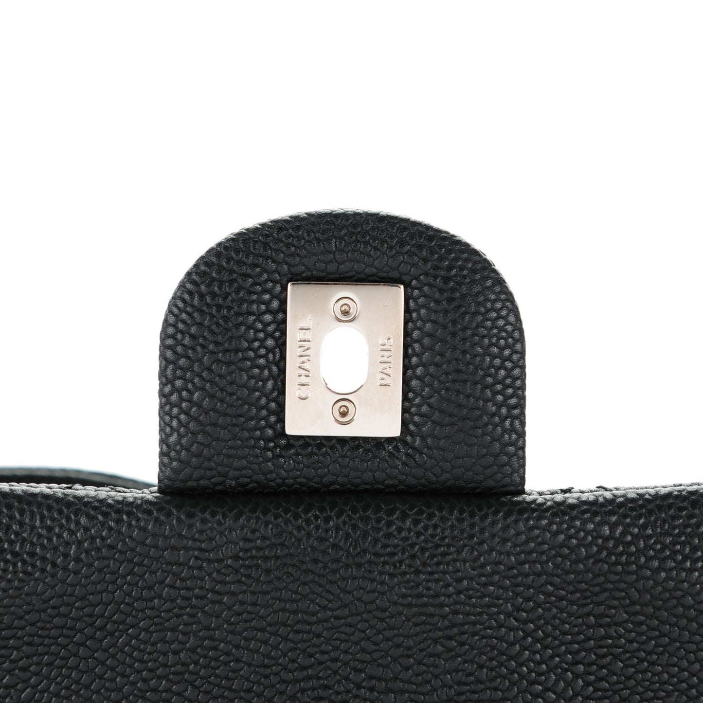 Caviar Quilted Jumbo Easy Flap Black