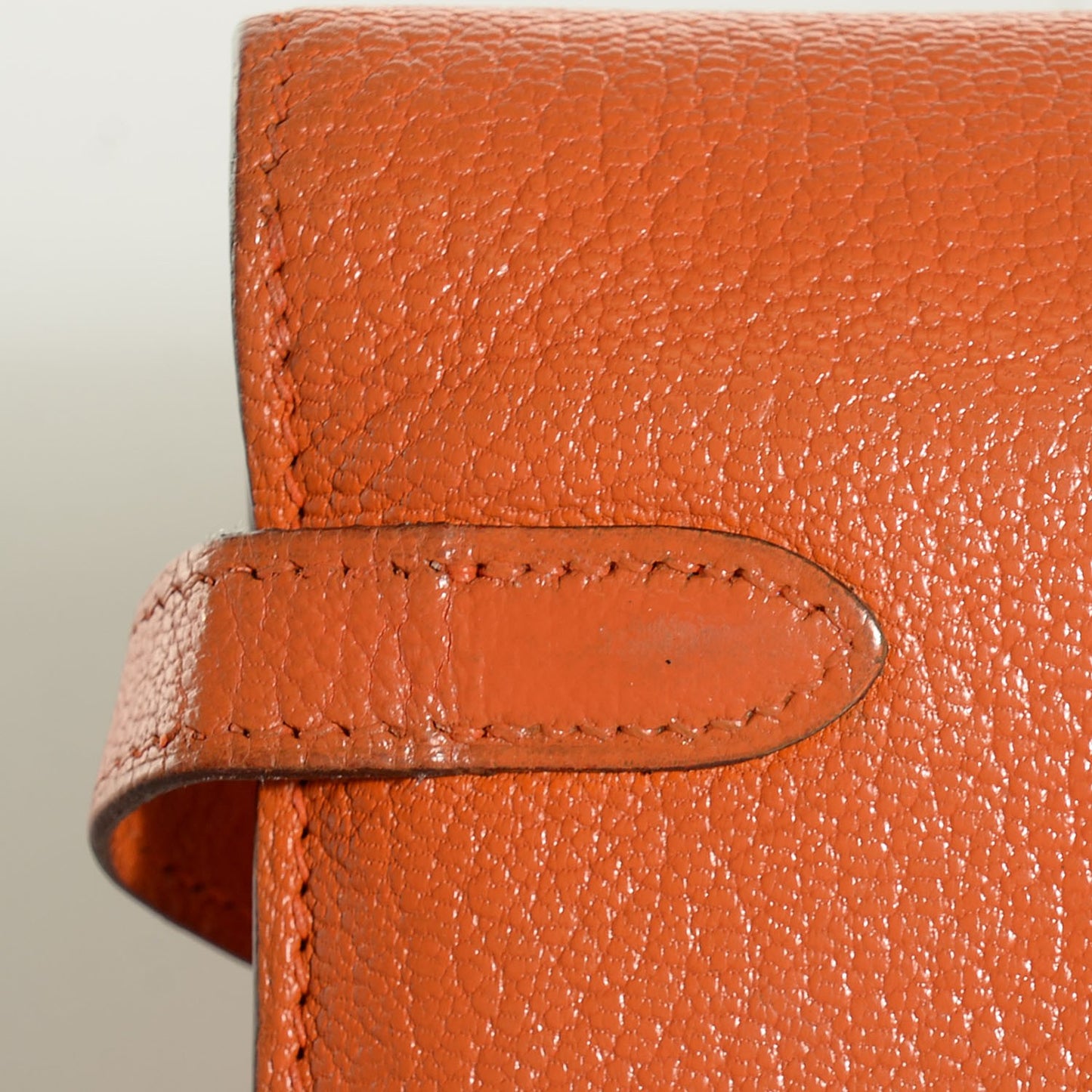 Chevre Mysore Kelly Longue Wallet Orange