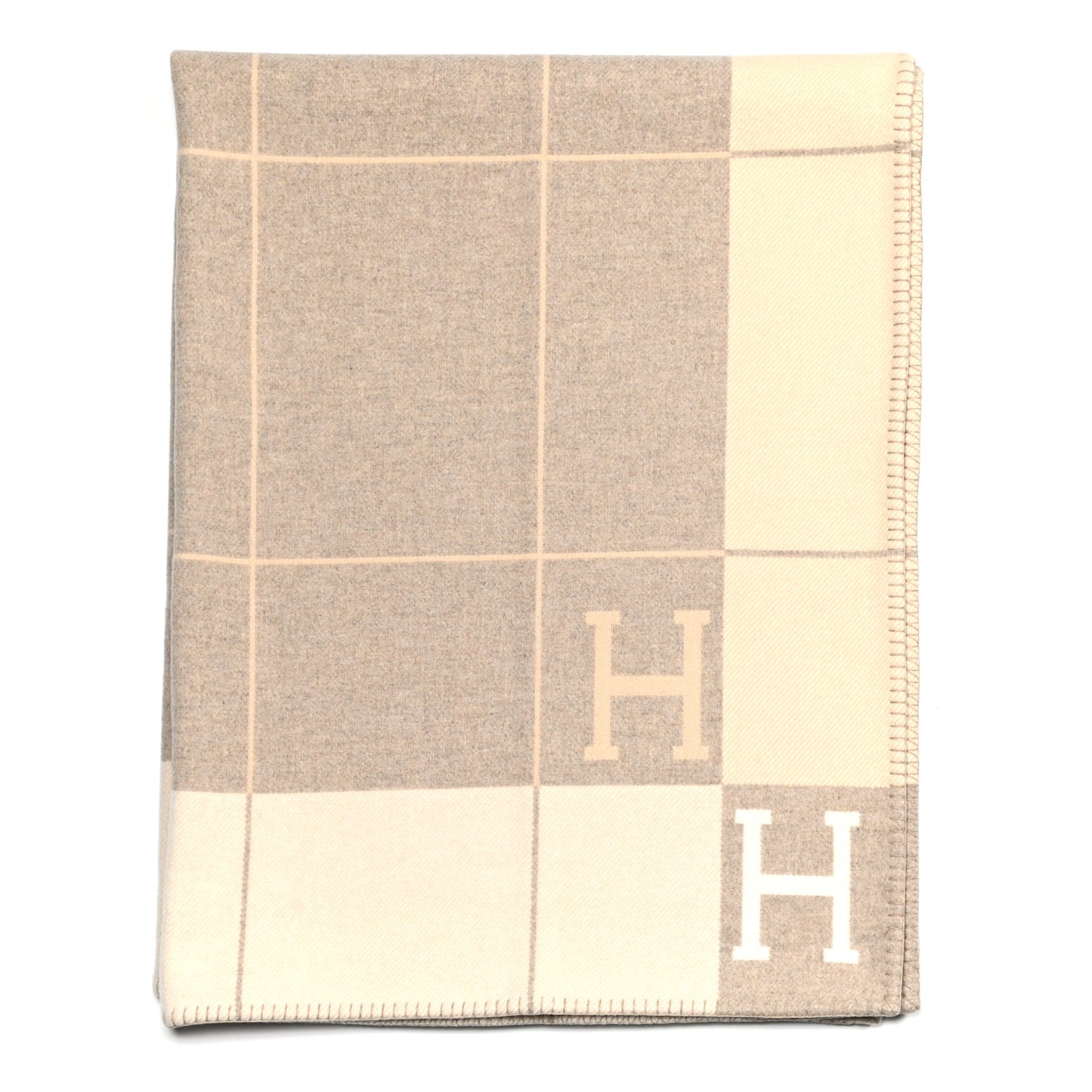 Wool Cashmere Avalon III Blanket Coco Camomille