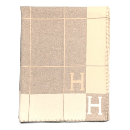 Hermes Wool Cashmere Avalon III Blanket Coco Camomille 2 of 4