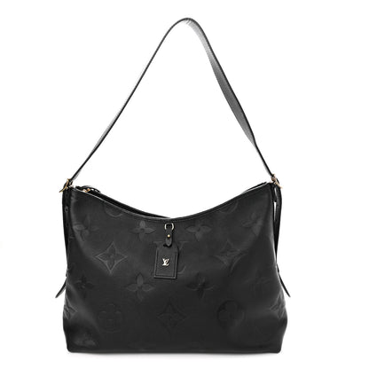 Louis Vuitton Empreinte Monogram Giant CarryAll MM Black 3 of 10