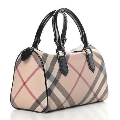 Burberry Nova Check Small Chester Bowling Bag Black 3 of 12