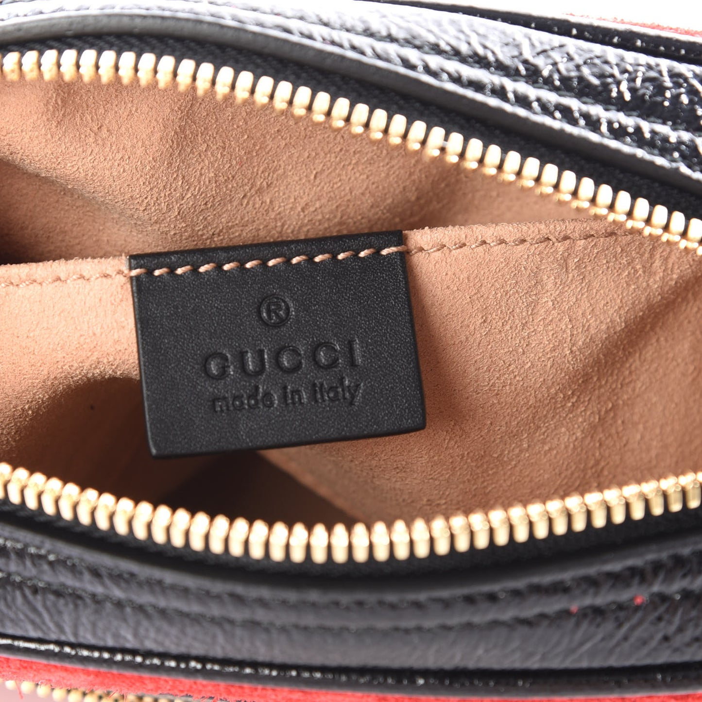 Suede Small Ophidia Belt Bag 75 30 Hibiscus Red