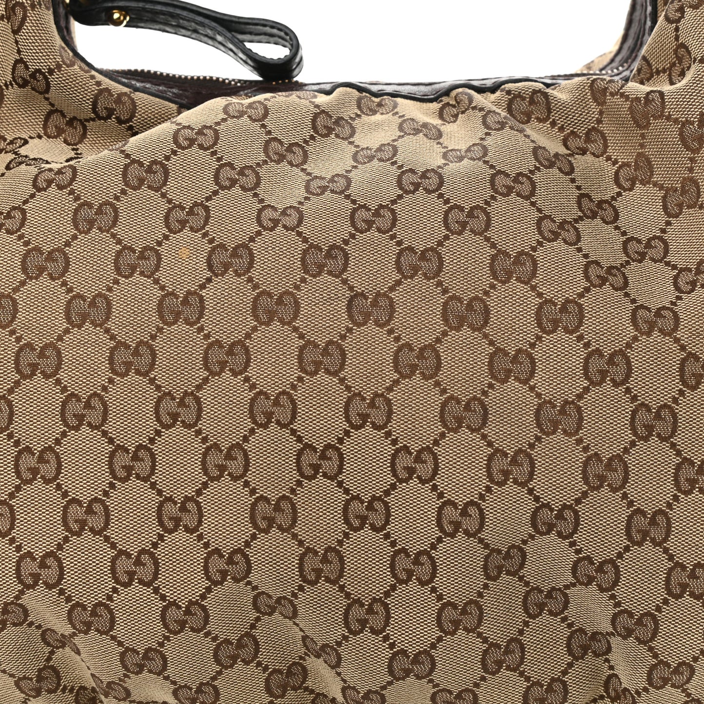 Monogram Medium Interlocking Hobo Dark Brown