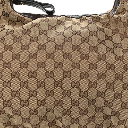 Gucci Monogram Medium Interlocking Hobo Dark Brown 8 of 18