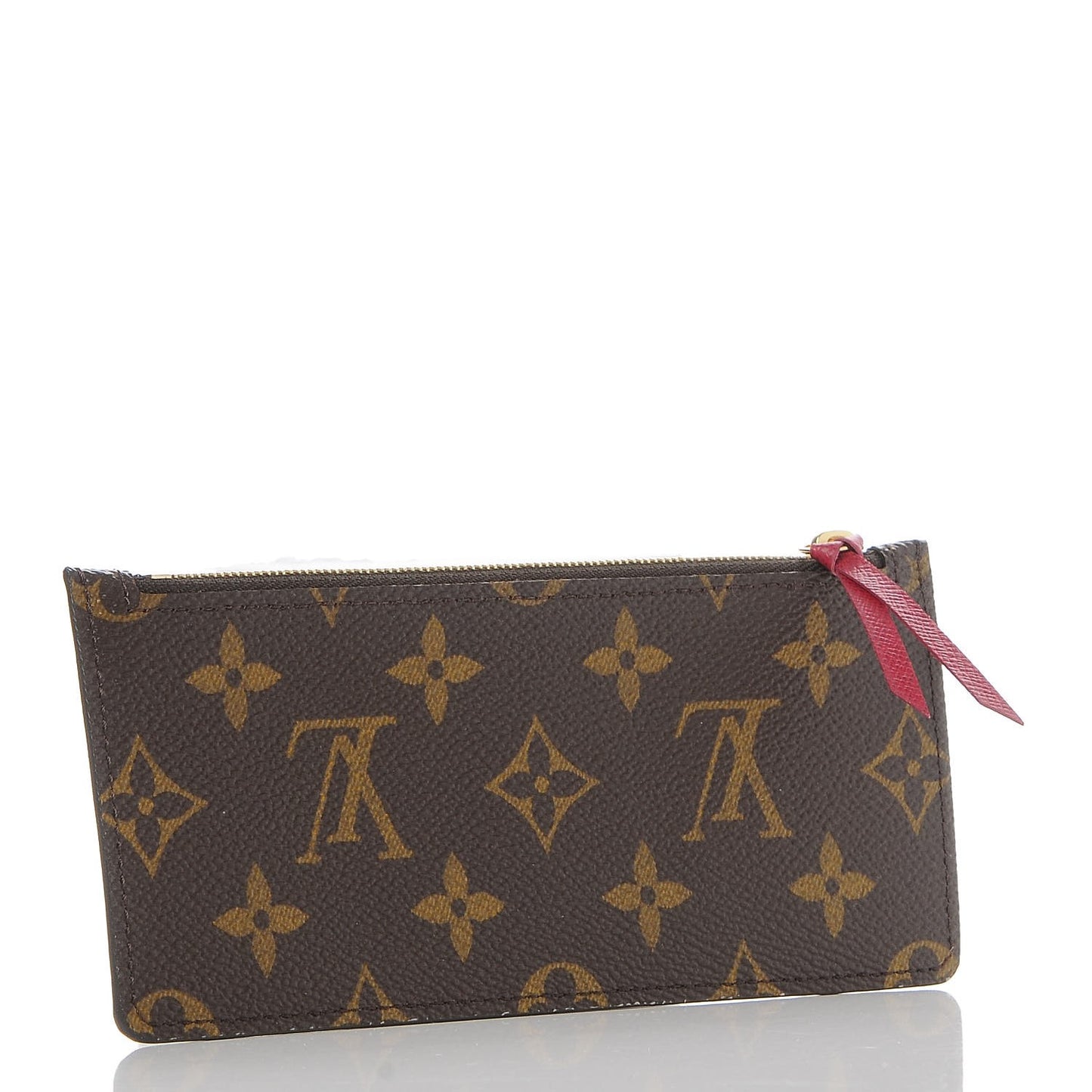 Monogram Josephine Wallet Zippered Insert Fuchsia