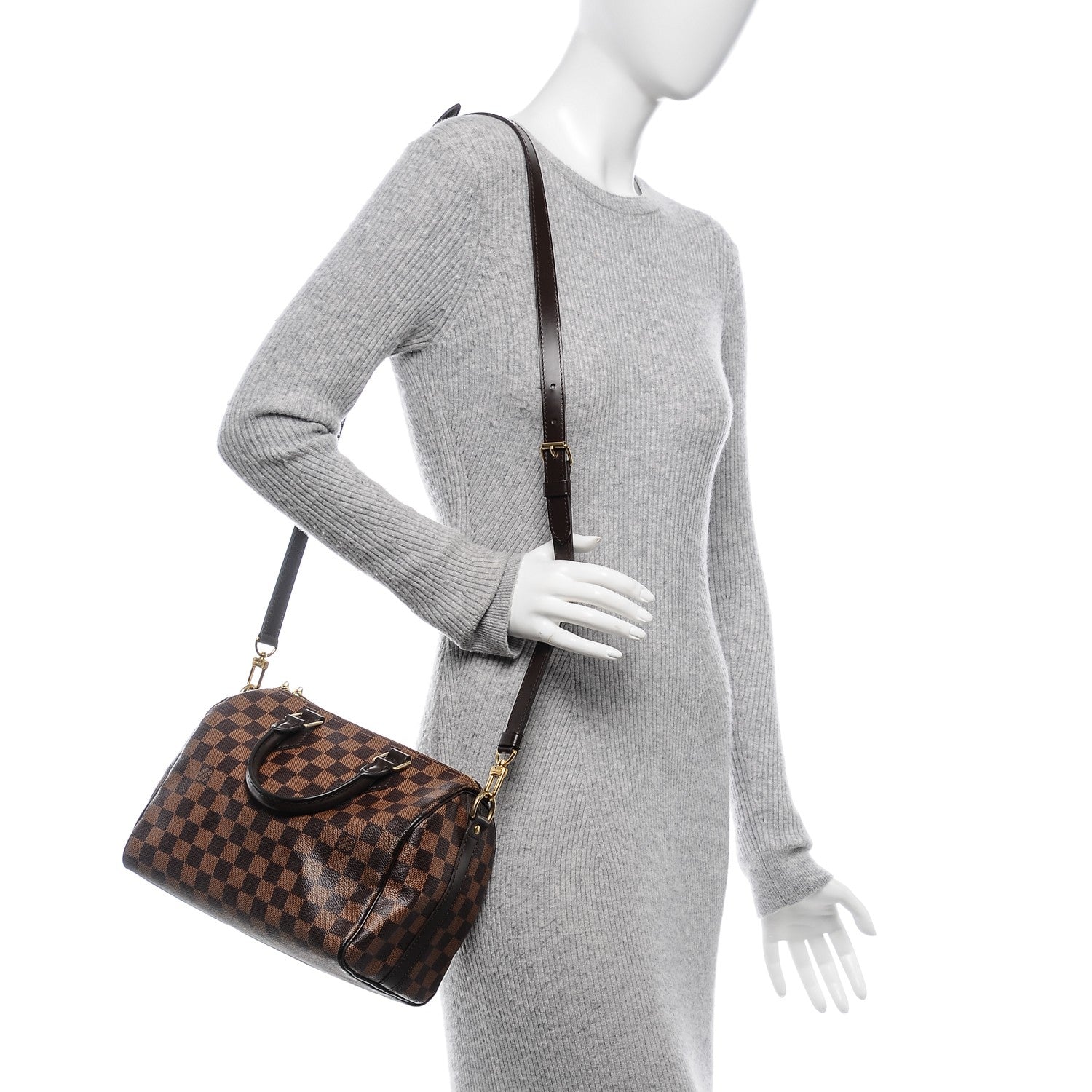Louis Vuitton Damier Ebene Speedy Bandouliere 25 2 of 7