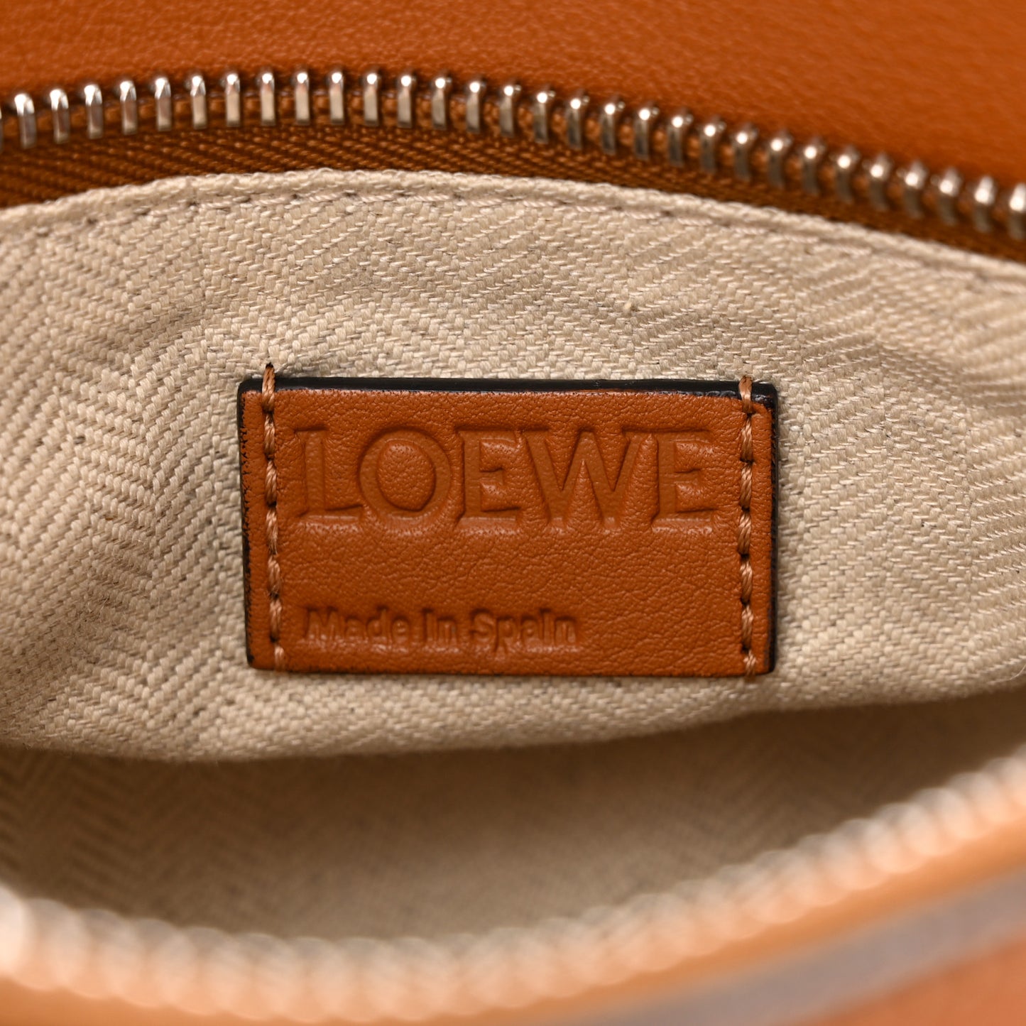 Calfskin Small Puzzle Bag Tan